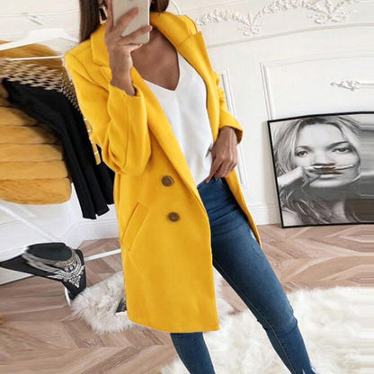 Atasha - Warme lange Jacke für Frauen