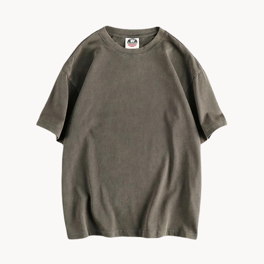 Ruper | Vintage gewaschenes schweres Baumwoll-T-Shirt