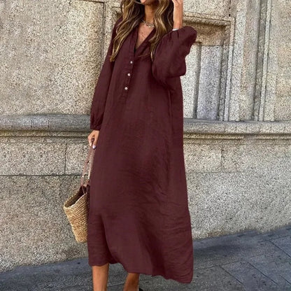 Adeline - Hemdblusenkleid in Übergröße