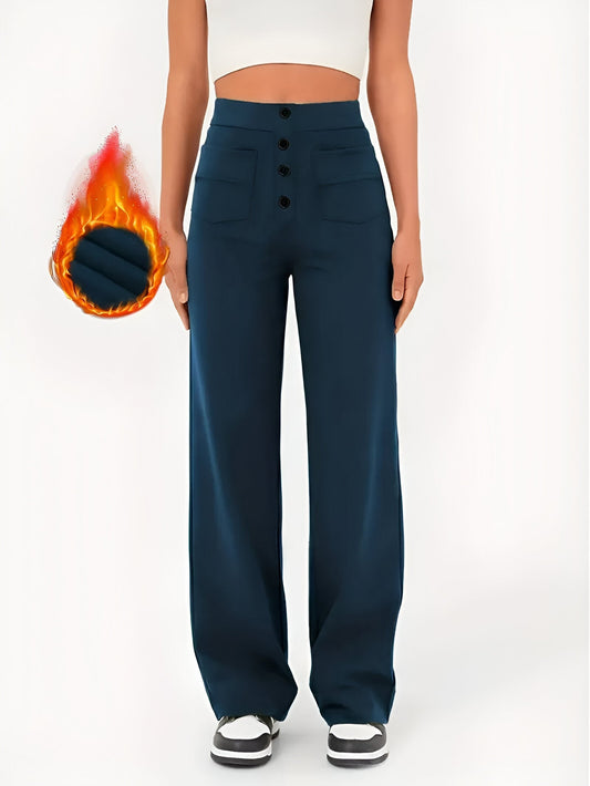 Matias | Stylische sportliche Hose mit hoher Taille und mehreren Taschen