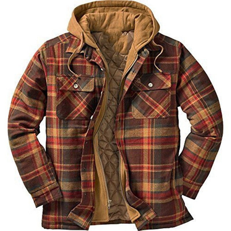 dicke Holzfällerjacke