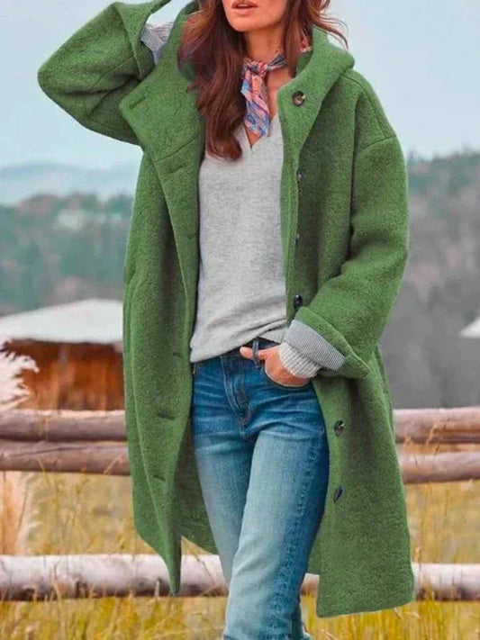Veronica - stilvolle lange Tweedjacke
