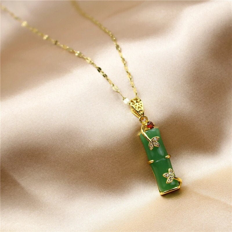 Jade-Amulett-Halskette | Eine schöne Halskette mit spirituellem Touch