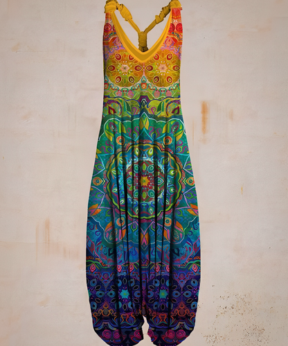 Lässiger Jumpsuit im Bohemian-Stil
