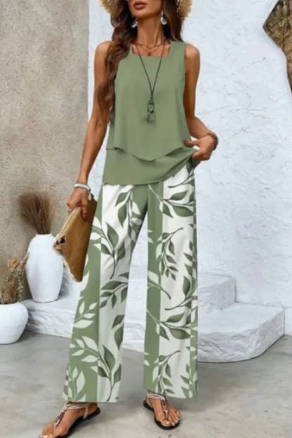 Selene | Women's Bedrucktes 2-teiliges Set
