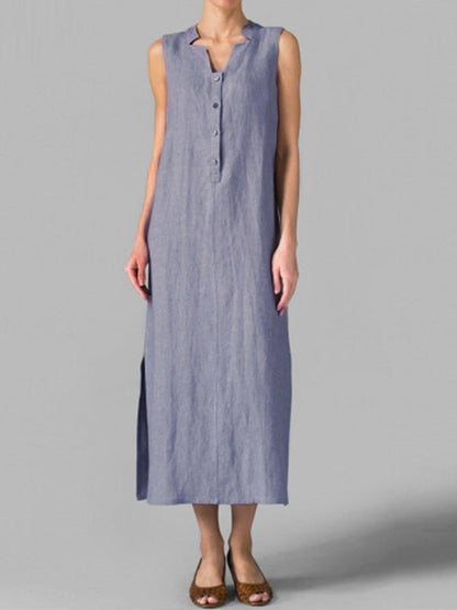 Blakely - Maxikleid mit Knöpfen und gleitender Passform