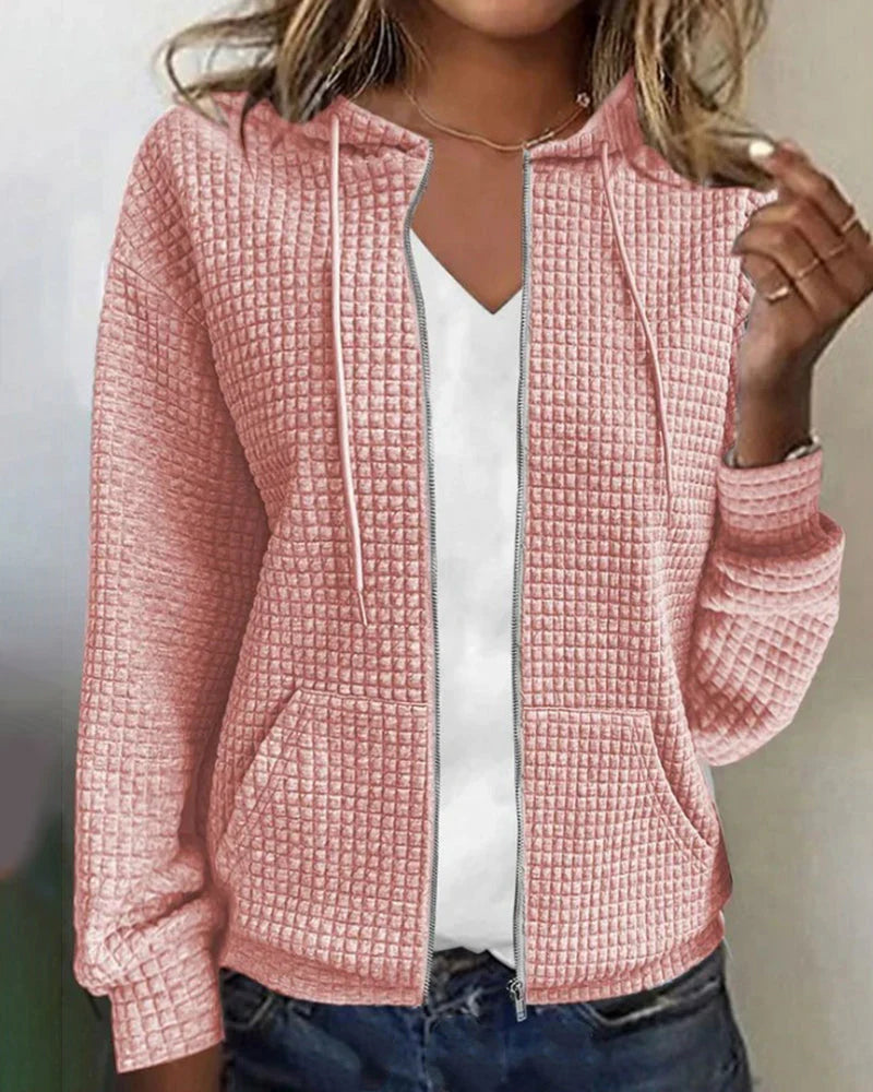 Gladys - lässige Strickjacke mit Taschen