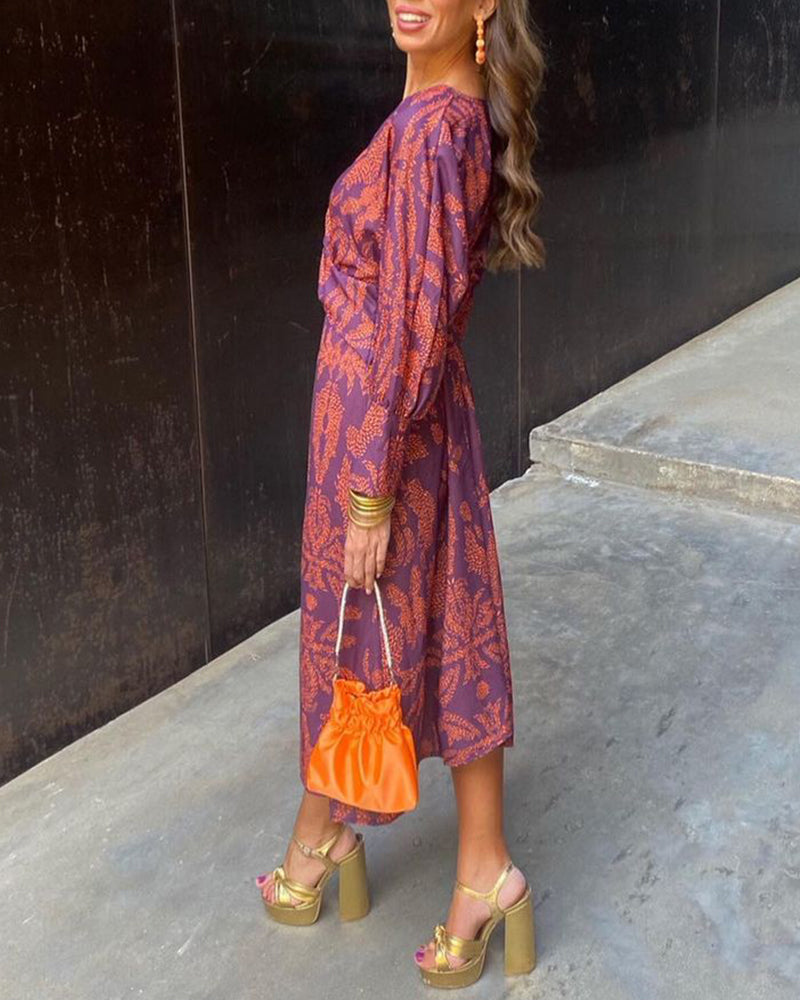 Elegantes Kleid mit Print