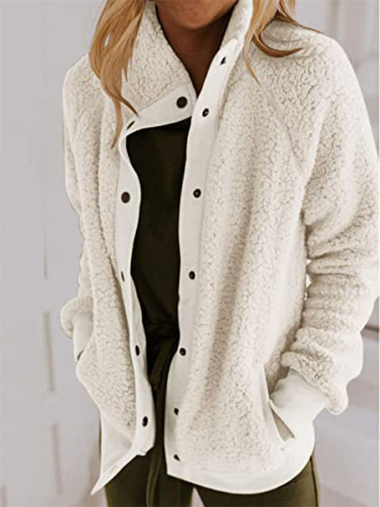 Bequeme Jacke ohne Kapuze für kaltes Wetter
