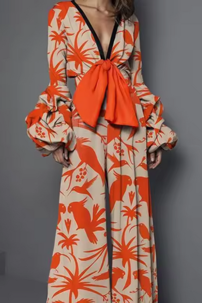 Chloe | Bedruckter Jumpsuit für Frauen