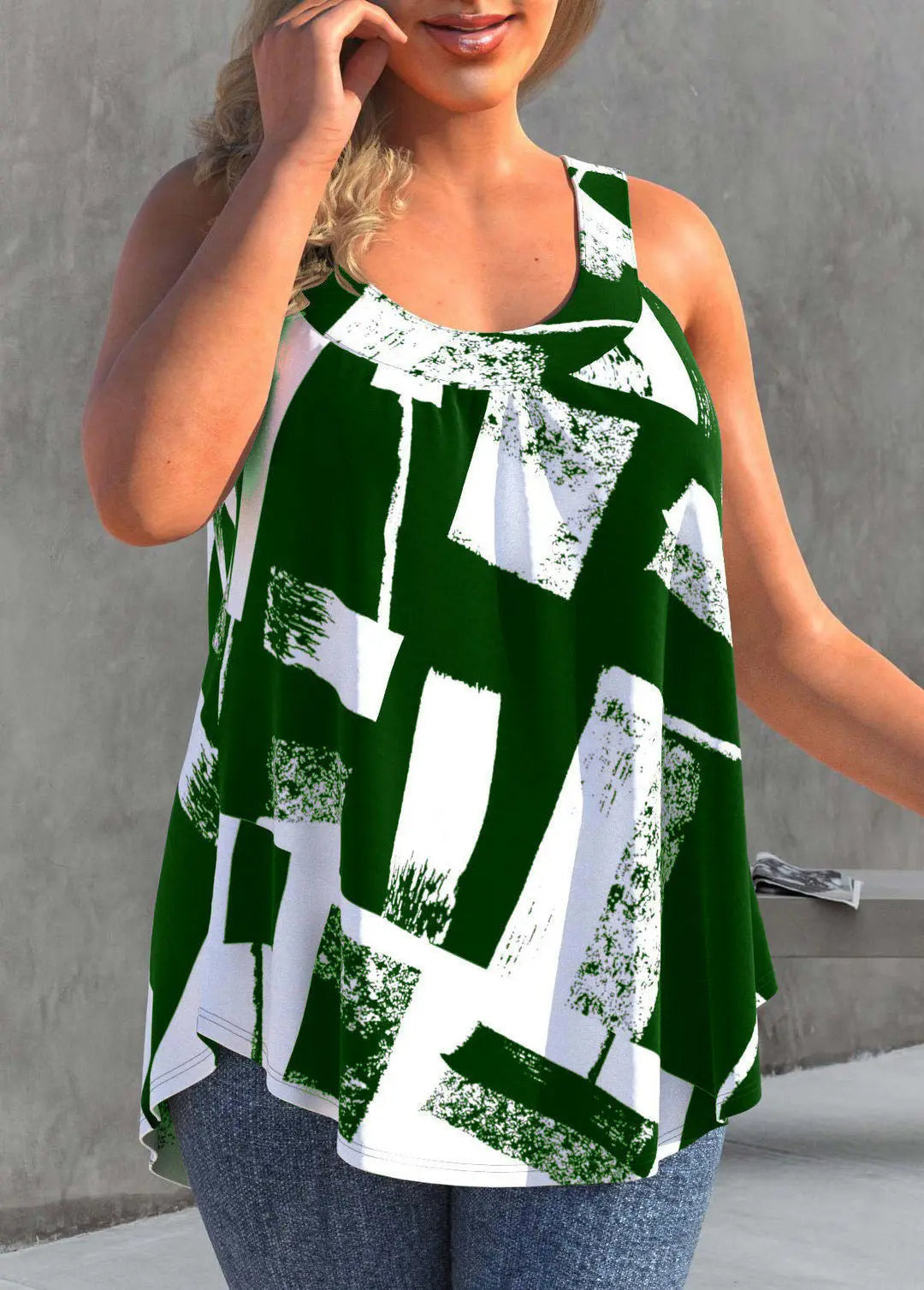 Vardi Dante™ Rose Plus-Size Top | Luftig & Trendy