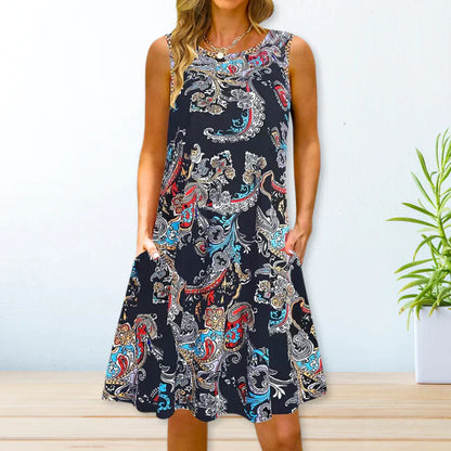 Olga - Lässiges, lockeres Kleid