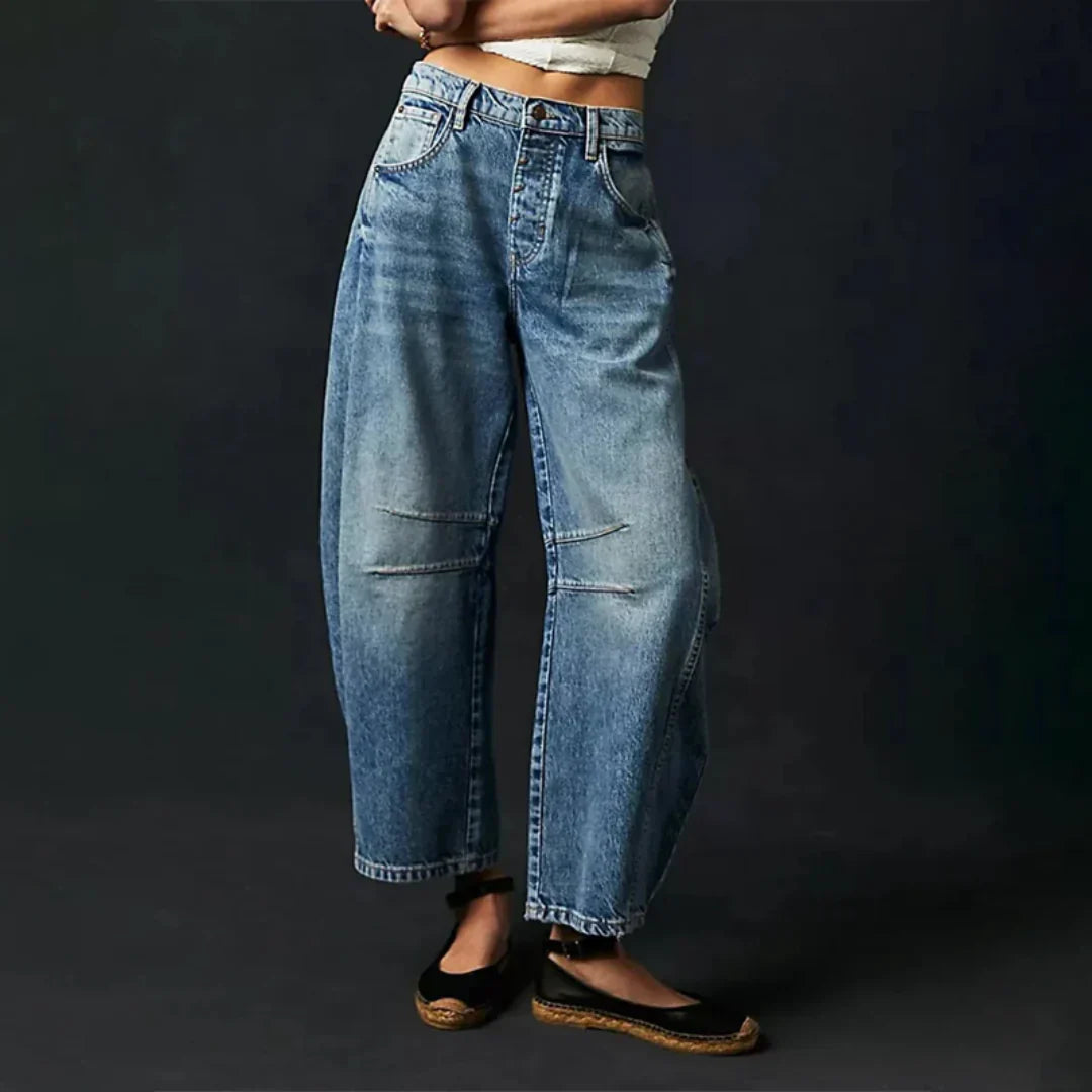 Sovyn - Stylische weite Jeans für Frauen