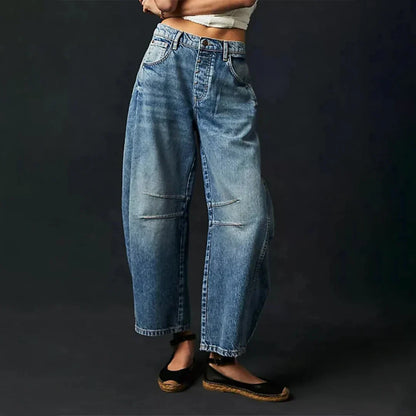 Sovyn - Stylische weite Jeans für Frauen