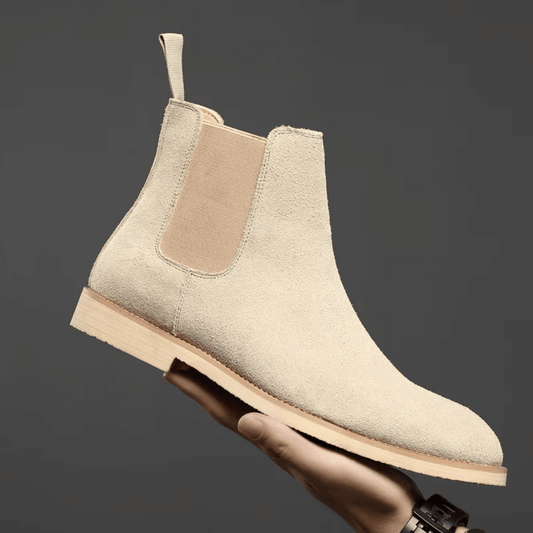 Novexa™ | Elegante Olive Chelsea Ankle Boots