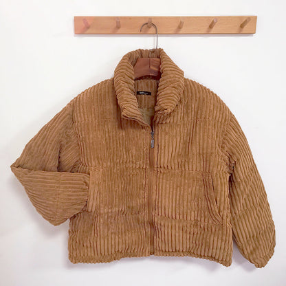 Damen Steppjacke mit Stehkragen Cremefarben