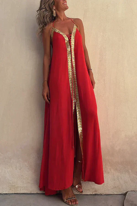 Kaz - Langes Sommerkleid im trendigen Stil