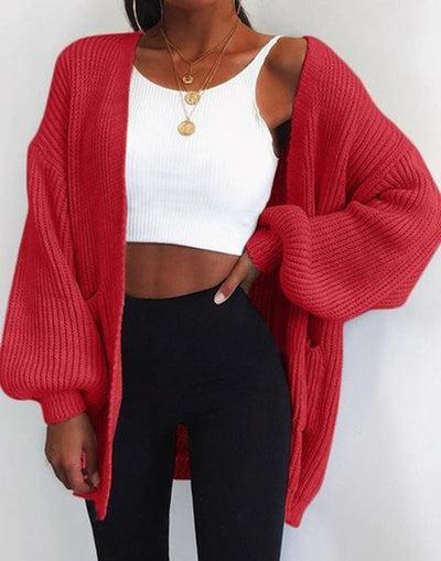 Elegante Strickjacke mit langen Ärmeln für einen stilvollen Look