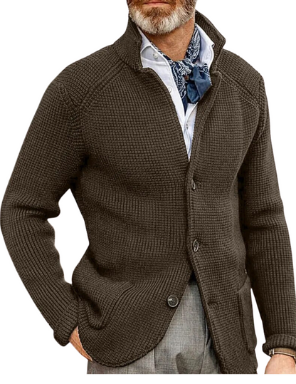 LUKE Business-Strickjacke