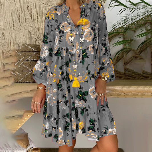 Celeste - Pop-Kleid mit Blumendruck