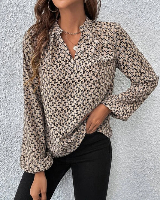 Elyna - Elegante Bluse mit Drucken