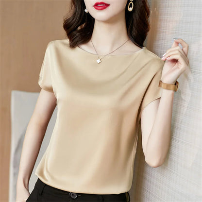 Vardi Dante™ Ivy Top | Satin & Stilvoll