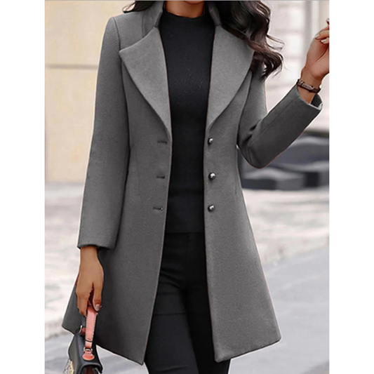 Slim Fit Wollmantel Damen - Nayeli