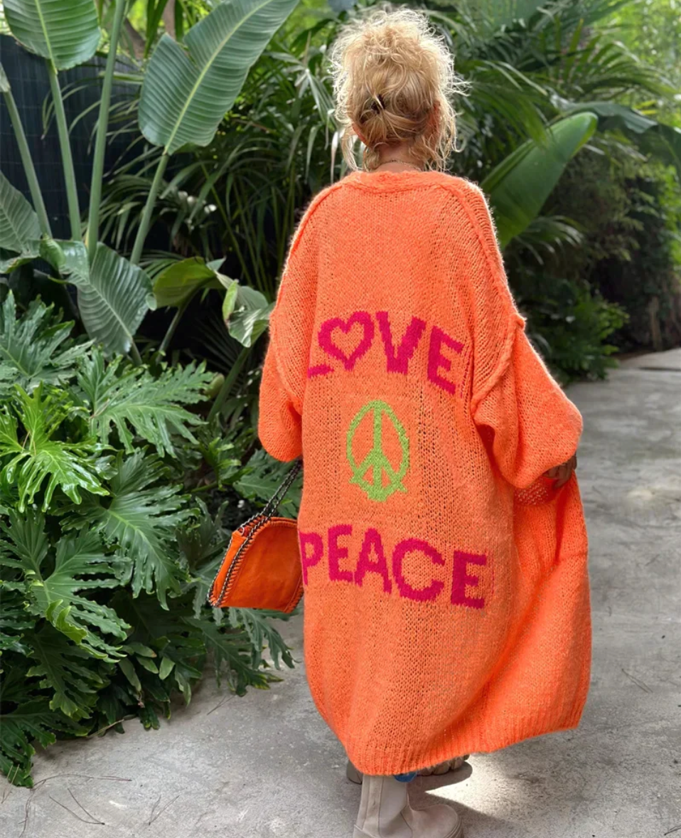 Ariana - Cosy Peace and Love Strickjacke für Frauen