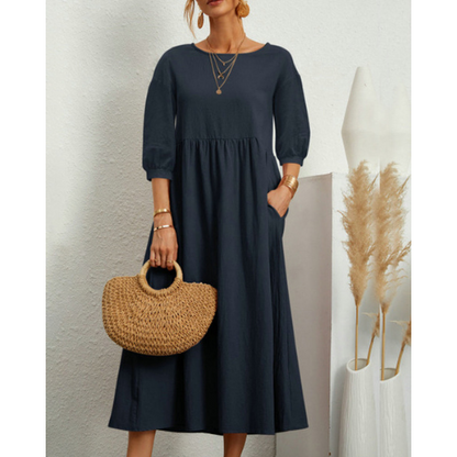 Elegantes Sommerkleid mit Abendjacke und romantischen Details