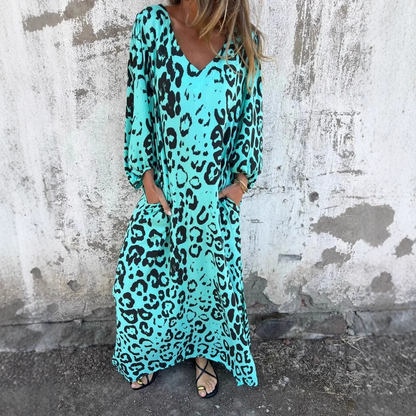 Kleid mit Leopardenmuster