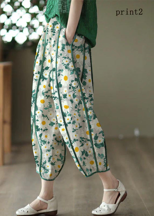 Fianna - Baggy-Hose mit Blumendruck