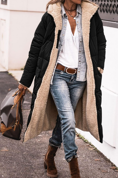 Tinslee - warme Steppjacke mit Kapuze