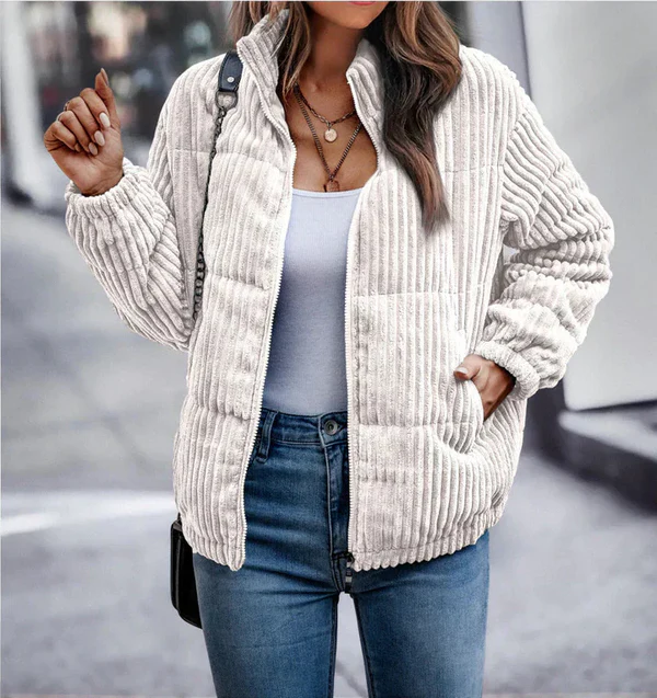 Moderne Jacke mit lakonischem Design für alle Gelegenheiten