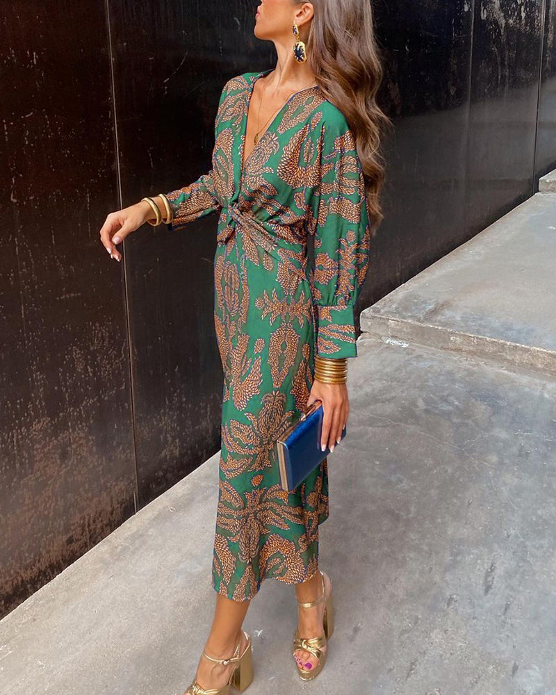 Elegantes Kleid mit Print