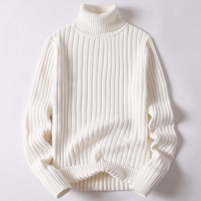 Vincenzo- Rollkragenpullover aus Merinowolle Ace