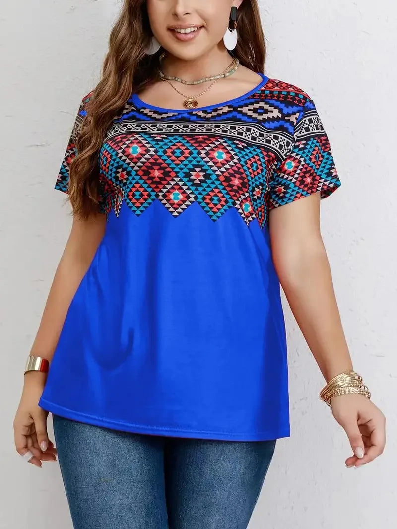 Vardi Dante™ Luna Plus-Size T-Shirt | Lässig & fröhlich