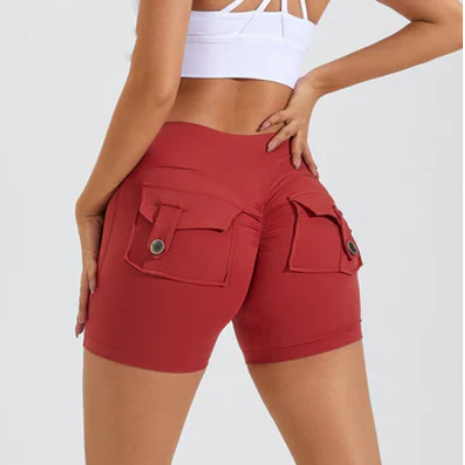Shorts mit hoher Taille