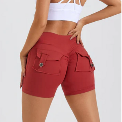 Shorts mit hoher Taille