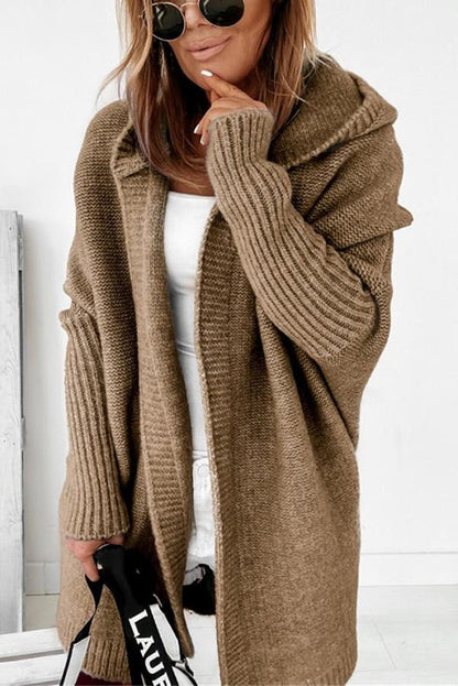 Esmeralda - Lässige Strickjacke mit Kapuze