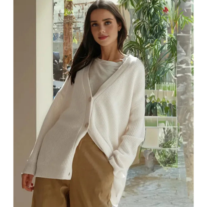 Elegante warme Damen Strickjacke
