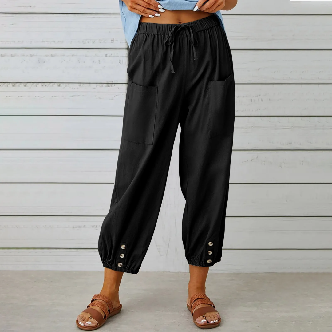 Kim - Elegante Leinenhose für Frauen