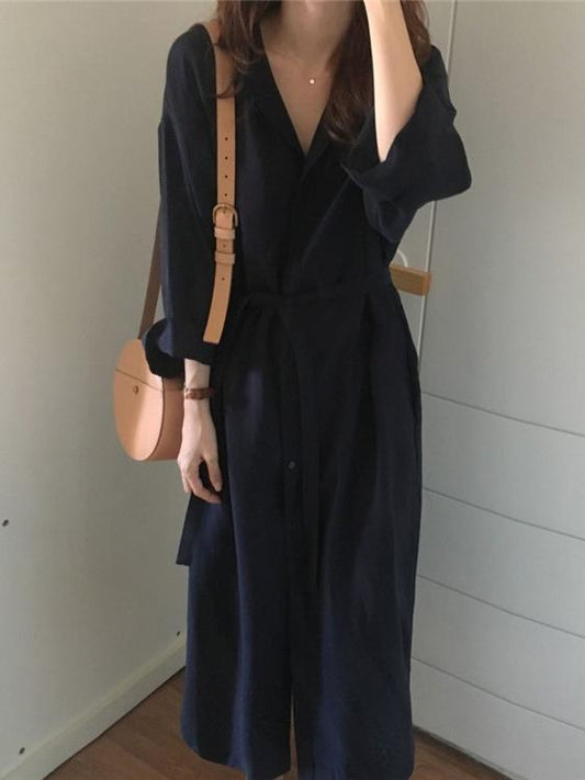 Veronica - Lockeres, elegantes Maxikleid