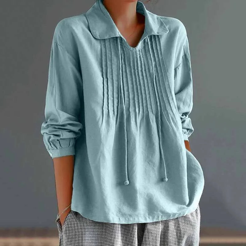 Leny - Plissee-Bluse für Frauen