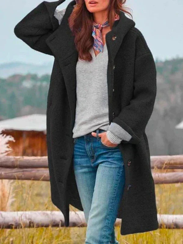 Veronica - stilvolle lange Tweedjacke