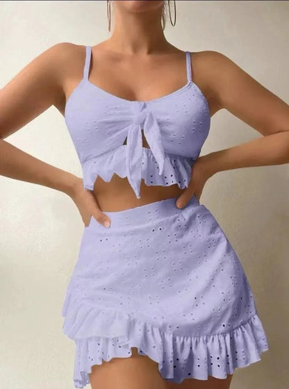 Damen Badeset - Regine Collection - Rüschen, Polyester, Komfortabel - Perfekt für Frühling und Sommer