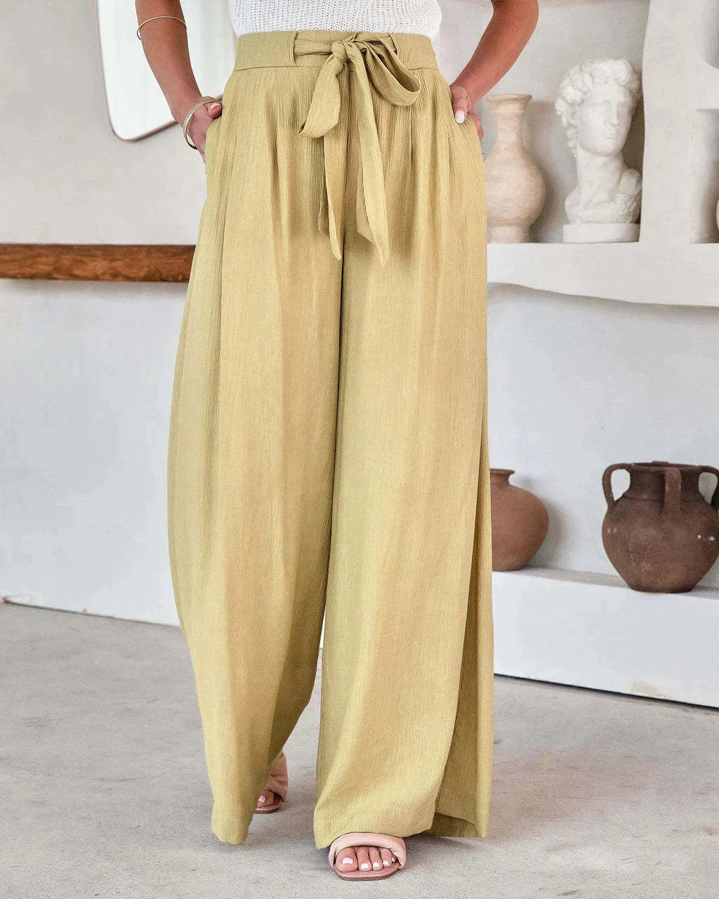 Isabelle - Hose aus Leinen Airy