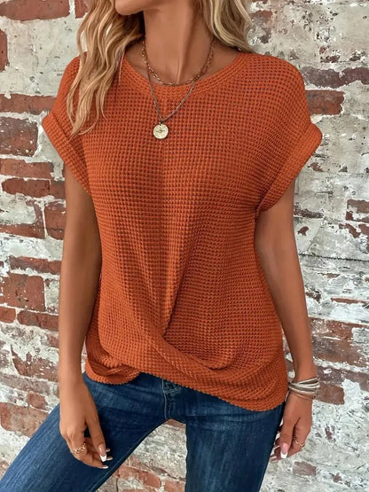 Strick-T-Shirt - Lässig - Atmungsactivees Material - Perfekt für jeden Tag