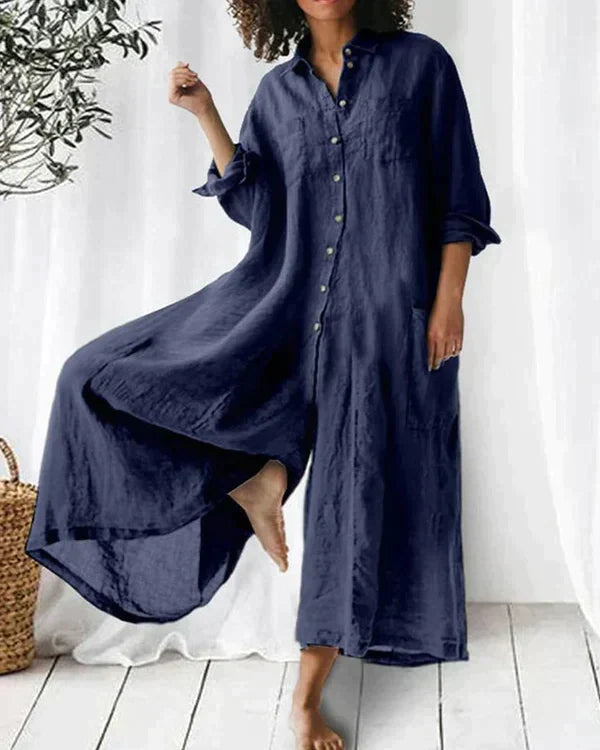 Camille - Superstylischer Leinenoverall für Frauen