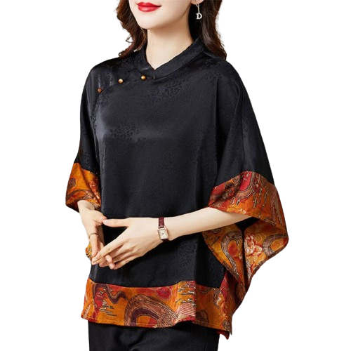 Helda - Prägnantes Batwing-Top