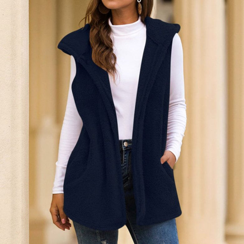 Ärmellose Fleecejacke